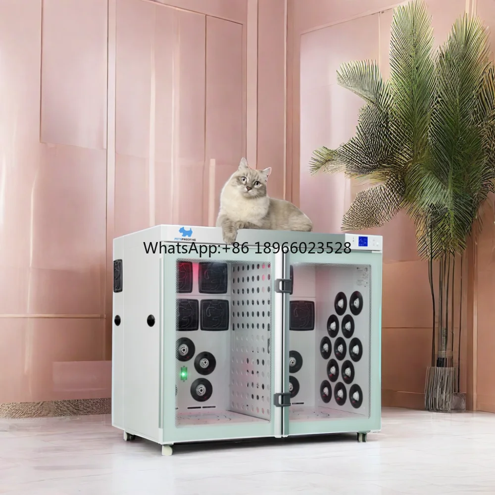 Automatic High Velocity Dog and Cat Hair Blower Petkit Plastic Groomers Dryer Box Drying Cabin Grooming Machine for Pets
Automatic High Velocity Dog and Cat Hair Blower Petkit Plastic Groomers Dryer Box Drying Cabin Grooming Machine for Pets