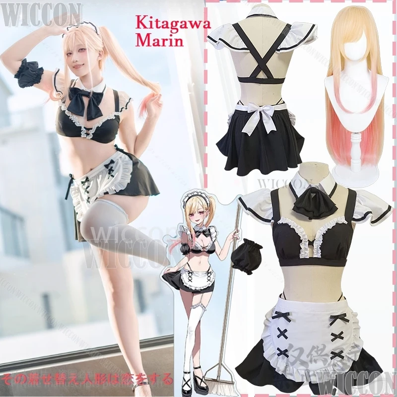 Kitagawa Marin Cosplay Dress Up Anime Cute Lingerie Kawaii Sexy Lolita Maid Swimsuit Bikin Jirai Kei Girl Halloween Comic Con
Kitagawa Marin Cosplay Dress Up Anime Cute Lingerie Kawaii Sexy Lolita Maid Swimsuit Bikin Jirai Kei Girl Halloween Comic Con