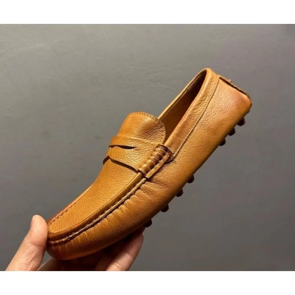 Luxury Cognac Leather Penny Loafer – Premium Soft Leather, Everyday Comfort & Elegance
Luxury Cognac Leather Penny Loafer – Premium Soft Leather, Everyday Comfort & Elegance