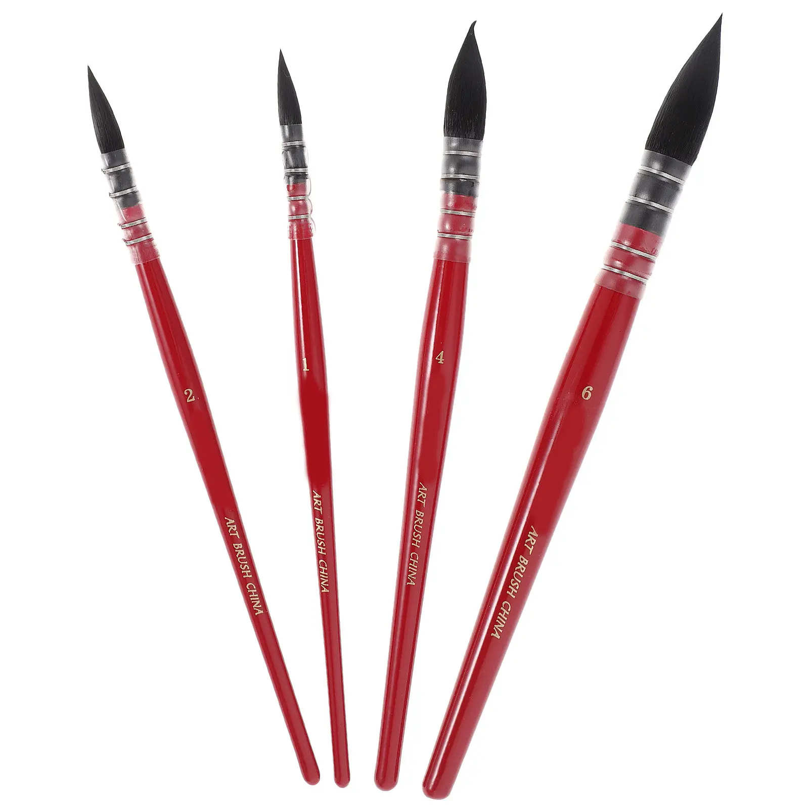 1Set Nylon Paint Brushes Set 4 Different Sizes Wood Handle Artist Brushes for Watercolor Acrylic Oil Face Painting Drawing
1Set Nylon Paint Brushes Set 4 Different Sizes Wood Handle Artist Brushes for Watercolor Acrylic Oil Face Painting Drawing