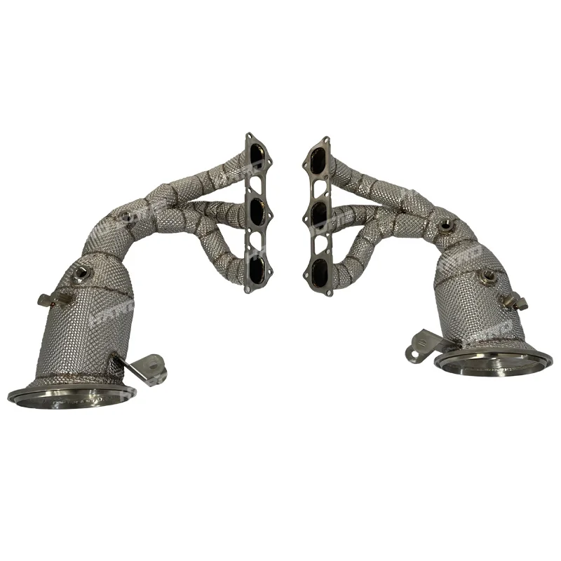 Catted Exhaust Header for 992 GT3 High Performance Exhaust Manifold with Heat Shield
Catted Exhaust Header for 992 GT3 High Performance Exhaust Manifold with Heat Shield