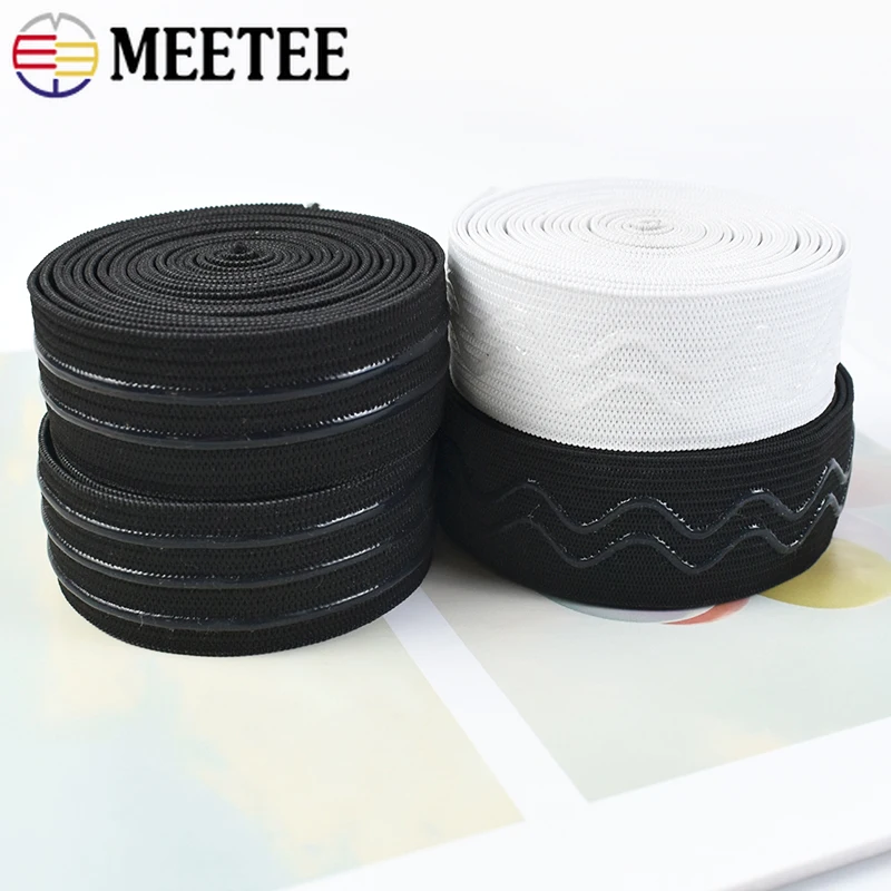 2/5M 10-50mm Silicone Elastic Band Sewing Bra Strap Non-slip Rubber Tape Underwear Waist Belt Stretch Ribbon Garment Accessories
2/5M 10-50mm Silicone Elastic Band Sewing Bra Strap Non-slip Rubber Tape Underwear Waist Belt Stretch Ribbon Garment Accessories