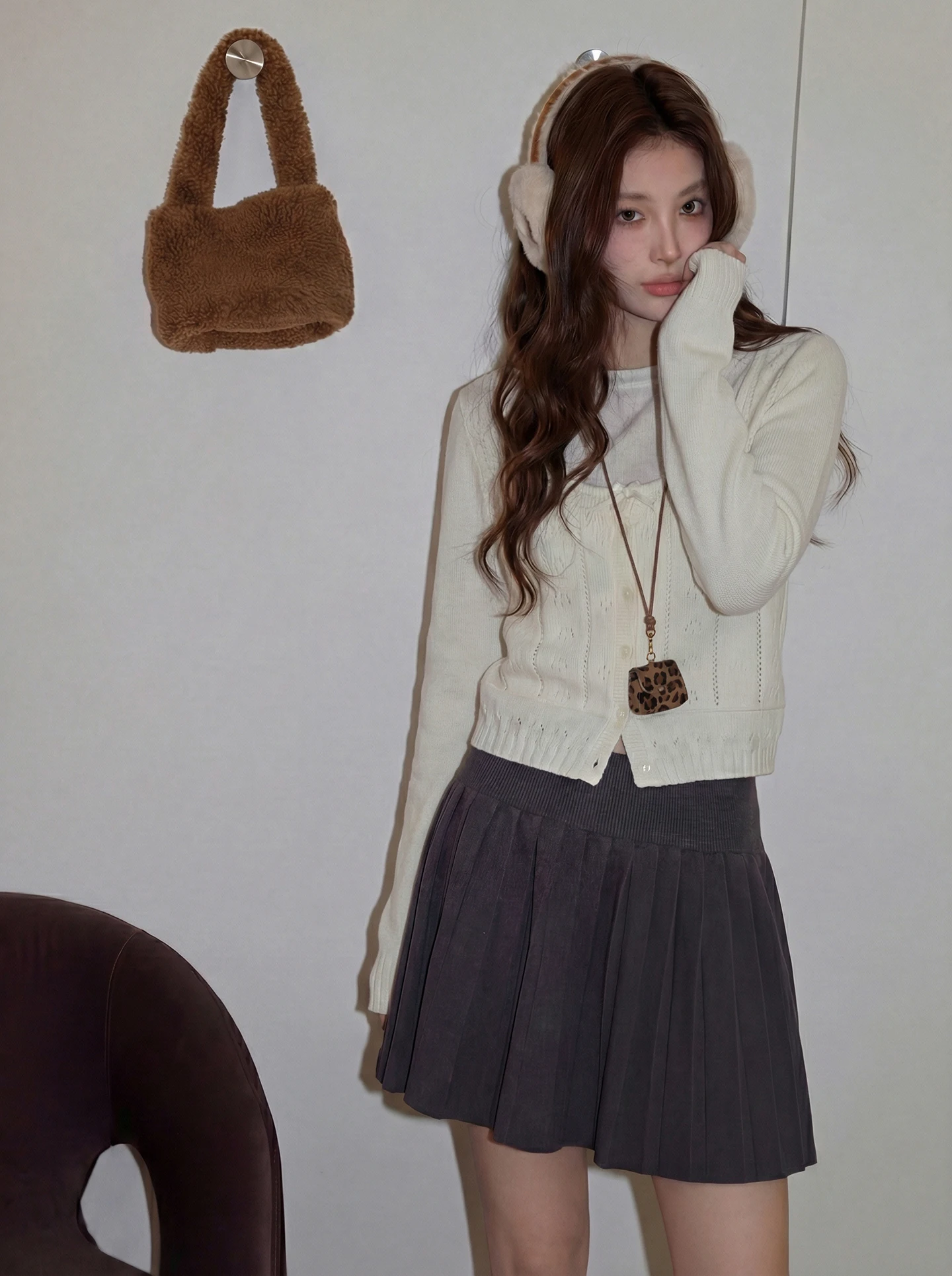 Chaocha Home Korean Sle White Knitted Crop Top Women's Spring Casual Slim Fit round Ne Long Sve Commute Wear
Chaocha Home Korean Sle White Knitted Crop Top Women's Spring Casual Slim Fit round Ne Long Sve Commute Wear