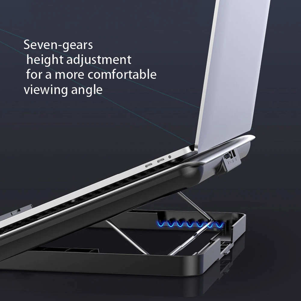 Folding Cooling Stand Holder Notebook Computers Laptop Cooling Pad Computer Cooler Stand 7-Level Height Adjustment
Folding Cooling Stand Holder Notebook Computers Laptop Cooling Pad Computer Cooler Stand 7-Level Height Adjustment