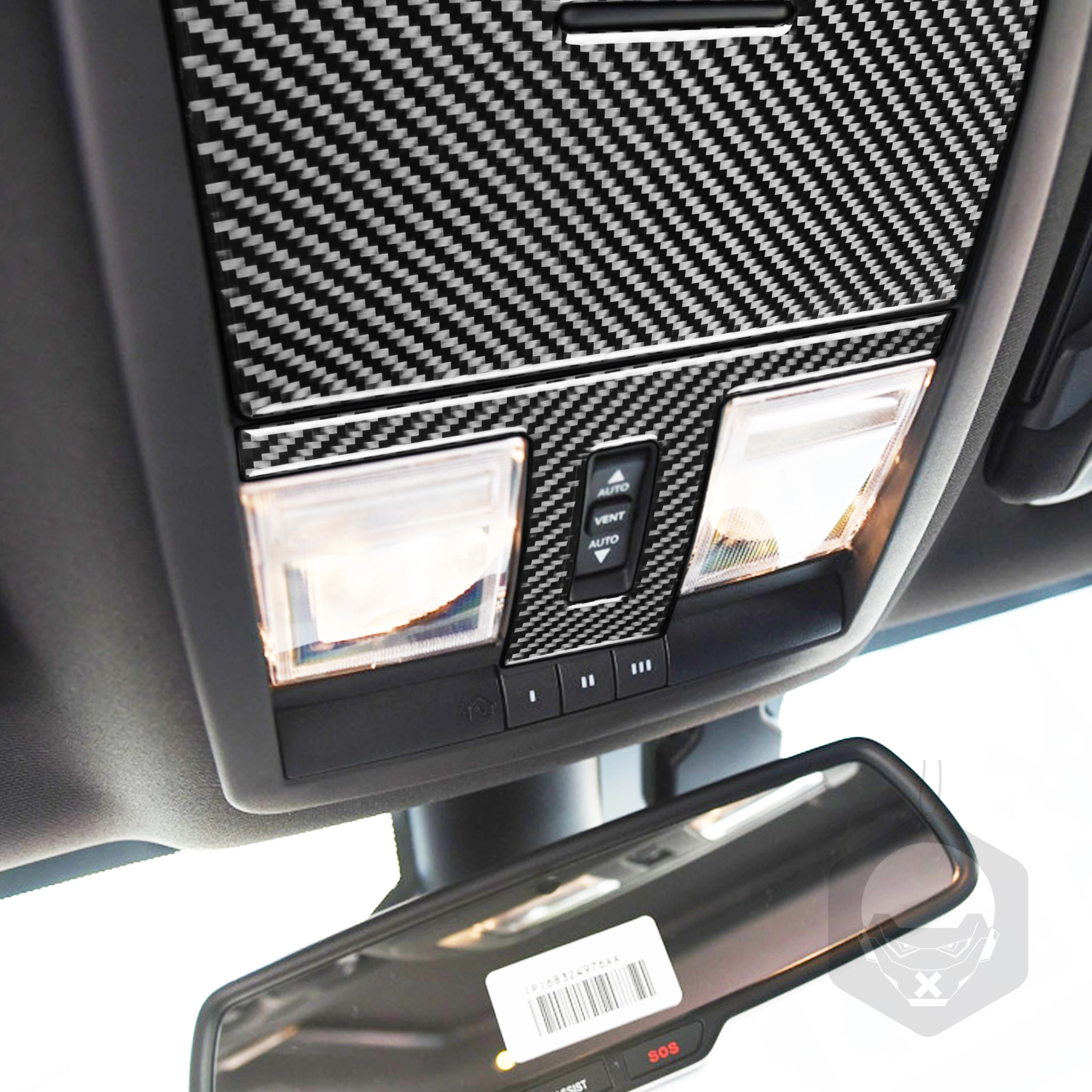 2Pcs For Dodge Challenger 2015-2020 Accessories Carbon Fiber Interior Car Reading Light Panel Decorative Sticker
2Pcs For Dodge Challenger 2015-2020 Accessories Carbon Fiber Interior Car Reading Light Panel Decorative Sticker