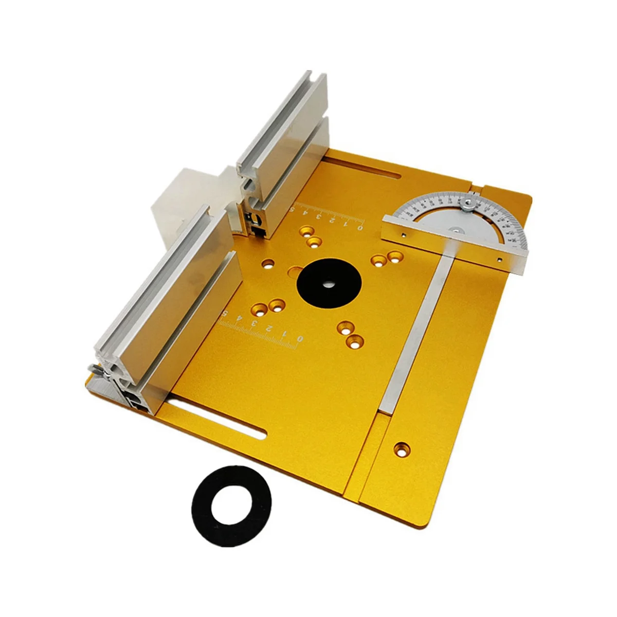 Router Table Insert Plate Woodworking Benche Table Saw with Miter Gauge Guide Aluminium Profile Fence Sliding Brackets
Router Table Insert Plate Woodworking Benche Table Saw with Miter Gauge Guide Aluminium Profile Fence Sliding Brackets