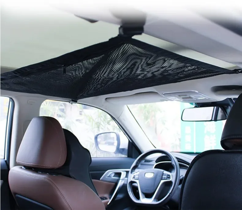 SUV adjustable double-decker car organizers ceiling mesh storage bag roof interior cargo net pocket
SUV adjustable double-decker car organizers ceiling mesh storage bag roof interior cargo net pocket
