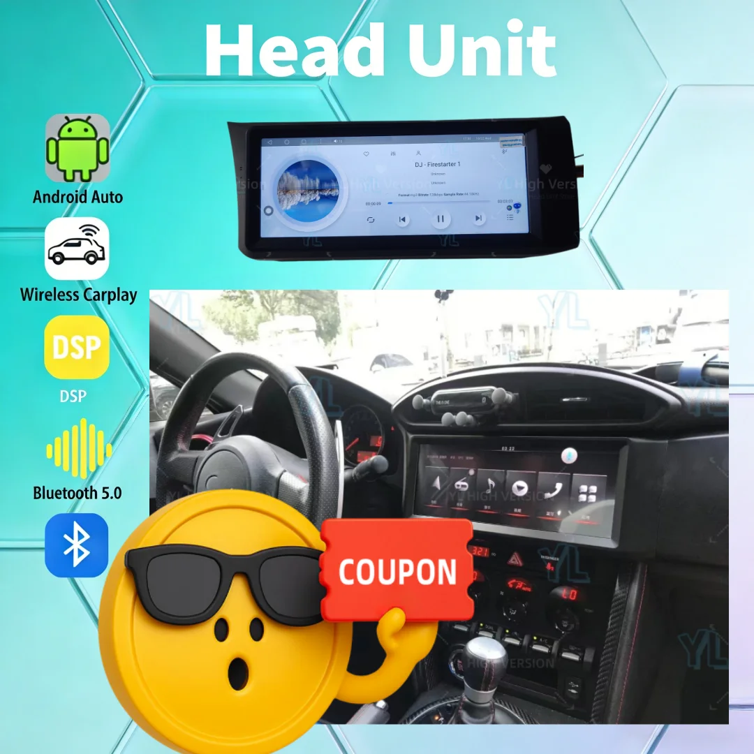 Wireless CarPlay 10.25 Inch Touch Screen for Toyota GT86 / Subaru BRZ 2012-2019 Android 13 Car Stereo Car Radio Android Auto DSP
Wireless CarPlay 10.25 Inch Touch Screen for Toyota GT86 / Subaru BRZ 2012-2019 Android 13 Car Stereo Car Radio Android Auto DSP