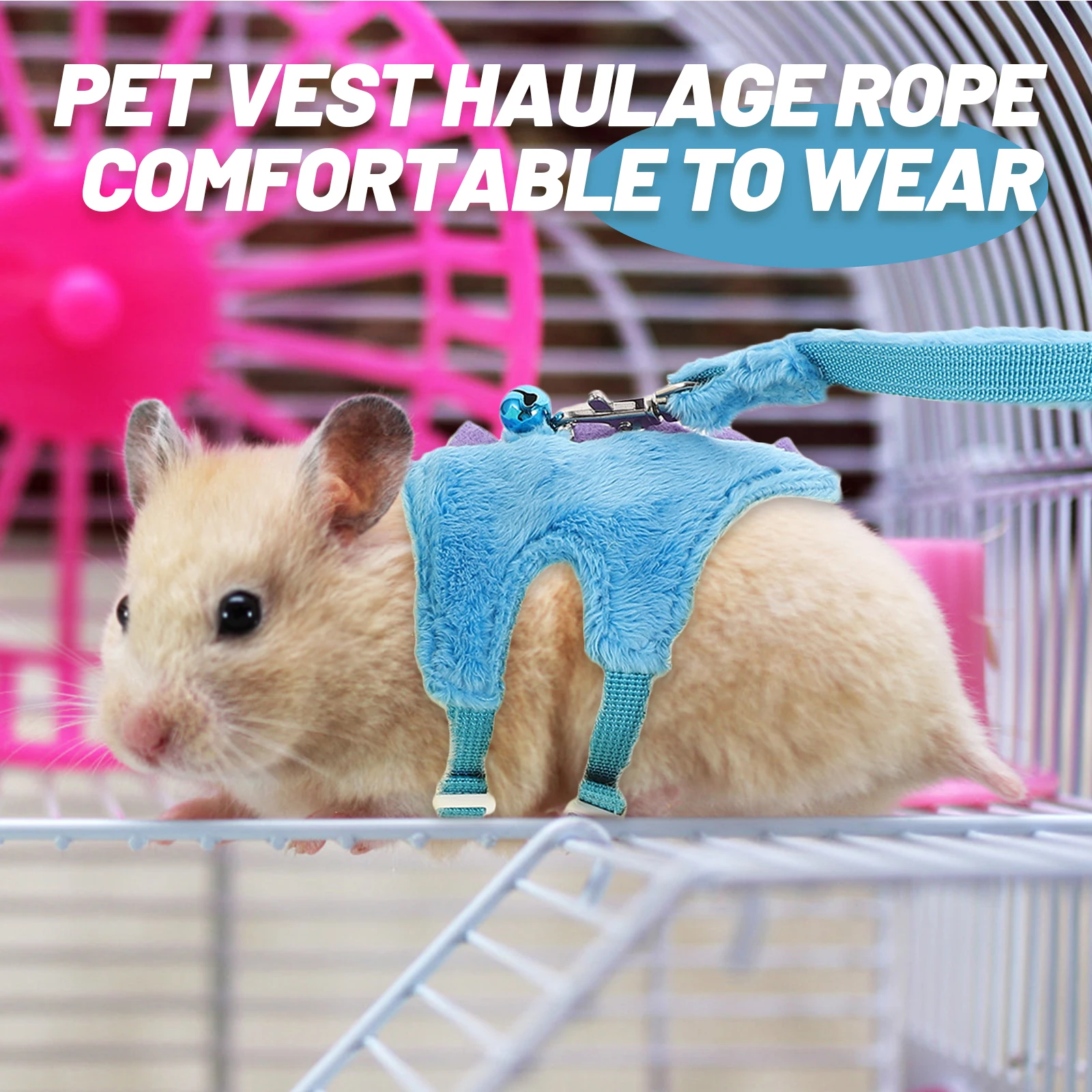 Pet Leash Squirrel Harness Small Pets Traction Rope Vest Adjustable Ferret Hamster Harnesses and Leashes
Pet Leash Squirrel Harness Small Pets Traction Rope Vest Adjustable Ferret Hamster Harnesses and Leashes