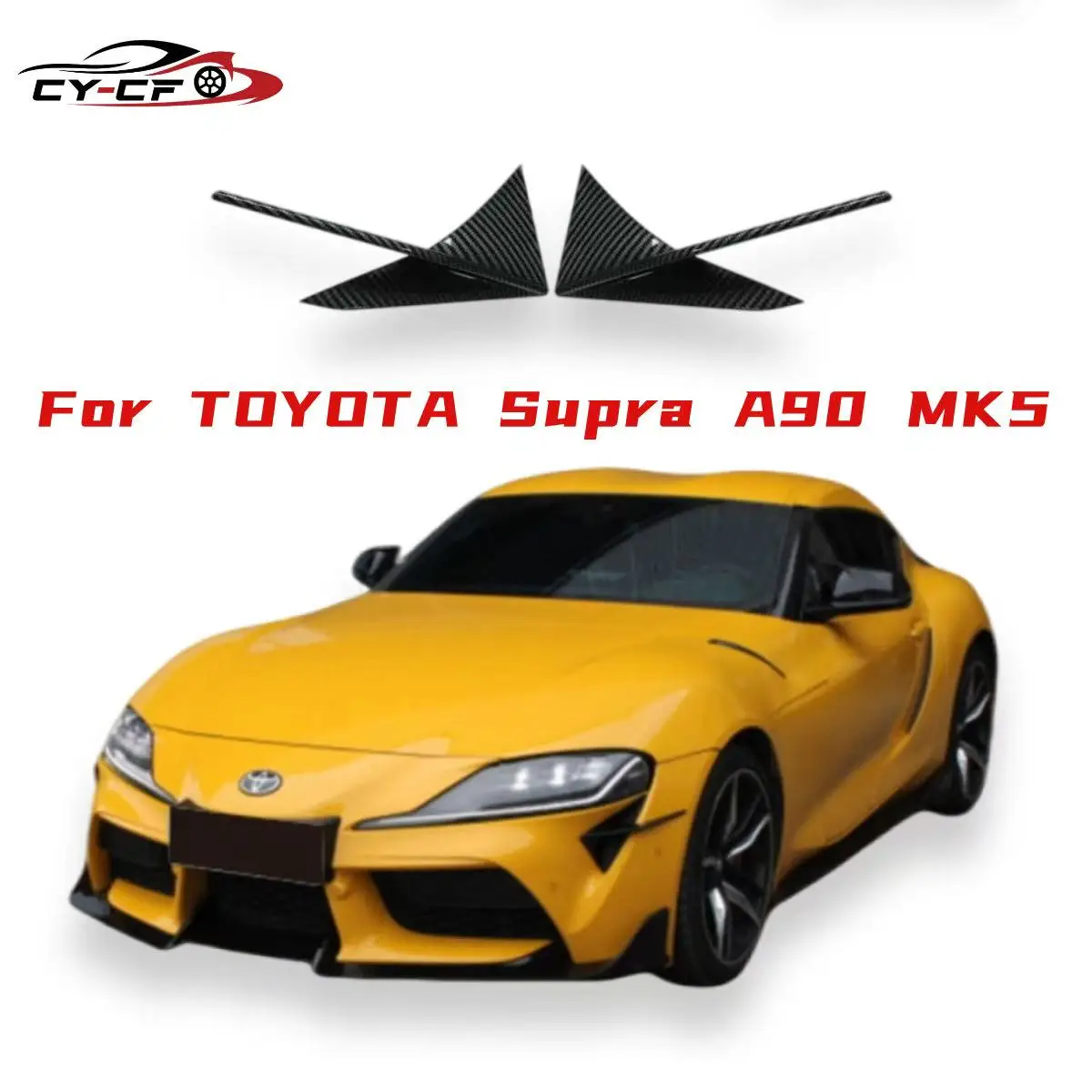 For Toyota Supra A90 A91 2019-2025 Front Side Air Vent Cover Trim Accessories New Front Bumper Side Spoiler Trim Sticker
For Toyota Supra A90 A91 2019-2025 Front Side Air Vent Cover Trim Accessories New Front Bumper Side Spoiler Trim Sticker
