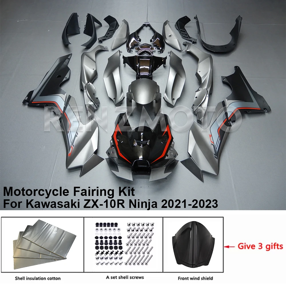 For Kawasaki ZX 10R Ninja 21-2023 New Motorcycle Fairing Set Body Kit decoration Plastic Guard Plate Accessories Shell Injection
For Kawasaki ZX 10R Ninja 21-2023 New Motorcycle Fairing Set Body Kit decoration Plastic Guard Plate Accessories Shell Injection
