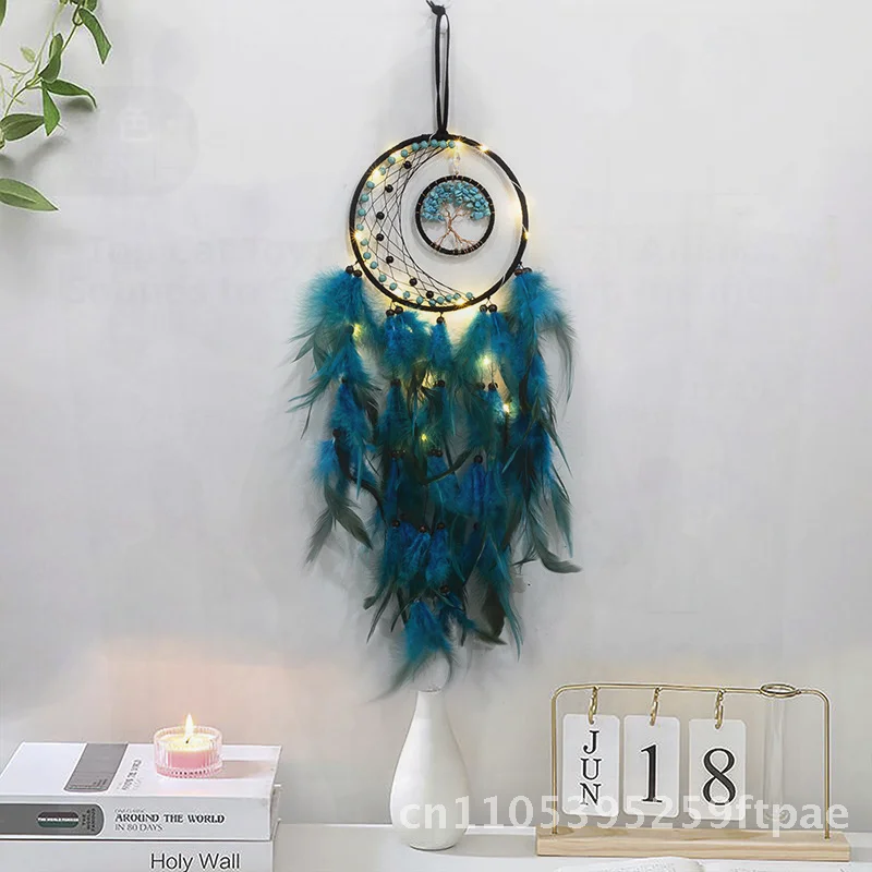 Handcrafted Dream Catcher Feather Wall Hanging 16cm Diameter Life Tree Theme Home Decor Dreamers Cross-border Style
Handcrafted Dream Catcher Feather Wall Hanging 16cm Diameter Life Tree Theme Home Decor Dreamers Cross-border Style