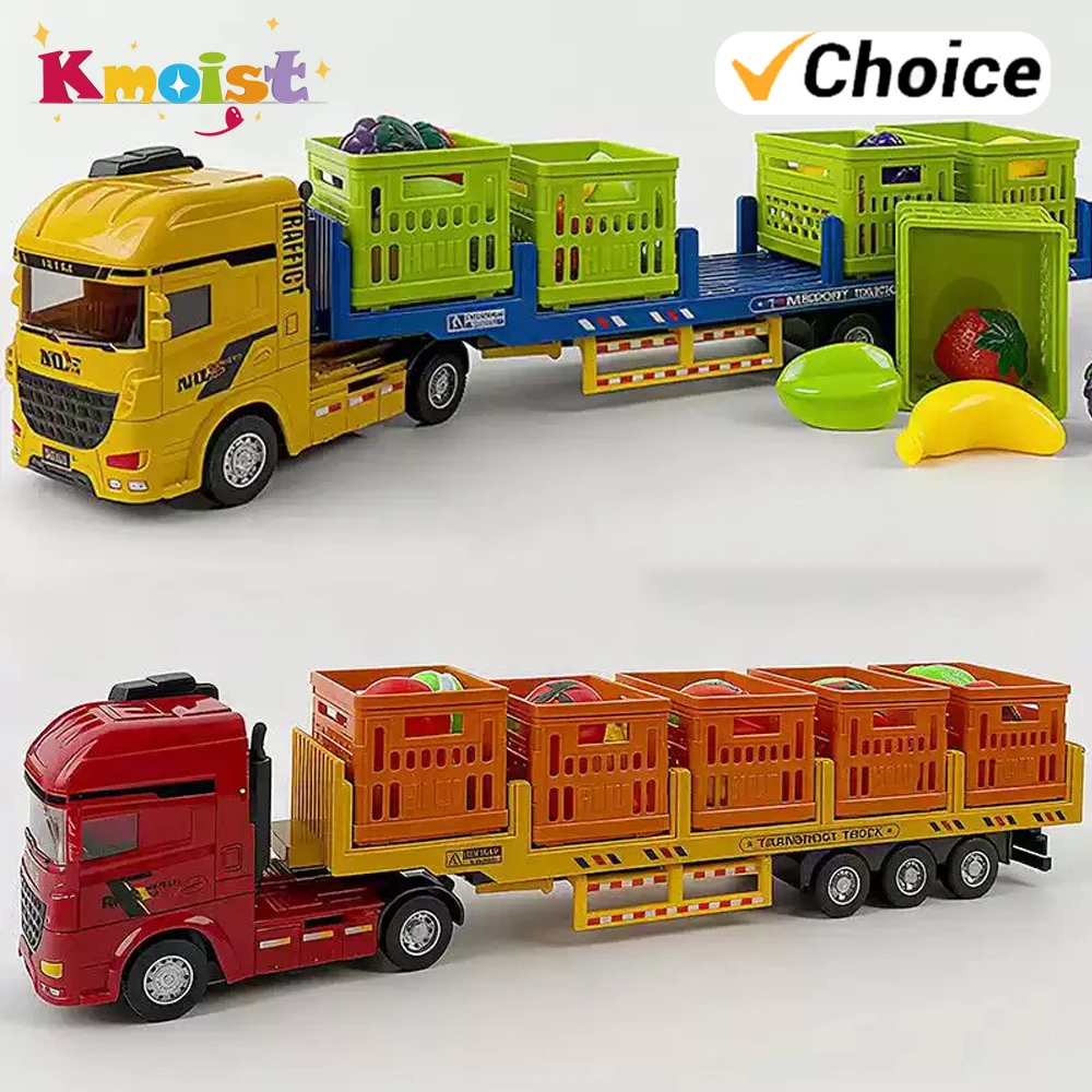 Large Car Model Kid Toys Simulation Die-cast Freight Roadblock Fruit Vegetable Inertial Transport Truck Toy Children's Day Gifts
Large Car Model Kid Toys Simulation Die-cast Freight Roadblock Fruit Vegetable Inertial Transport Truck Toy Children's Day Gifts
