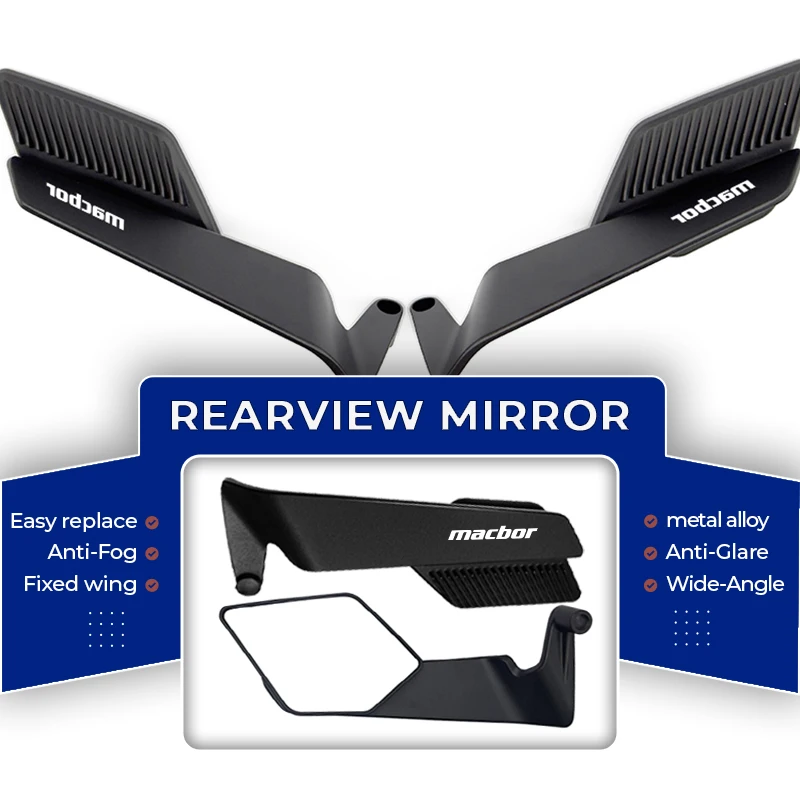 A pair Alloy adjustable Motorcycle Mirror Wind Wing RearView Mirror For Macbor Montana XR1 XR5 500 Rockster flat 125 Mile500
A pair Alloy adjustable Motorcycle Mirror Wind Wing RearView Mirror For Macbor Montana XR1 XR5 500 Rockster flat 125 Mile500