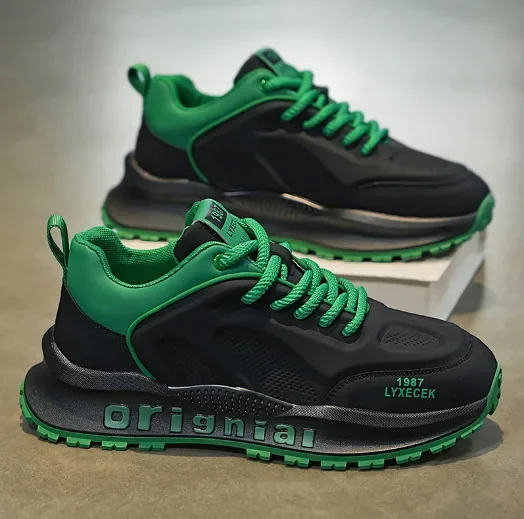 Men's Casual Sneakers Spring New Fashion Platform Sport Shoes Design Chunky Sneakers Men Comfortable Soft Sole Platform Shoes
Men's Casual Sneakers Spring New Fashion Platform Sport Shoes Design Chunky Sneakers Men Comfortable Soft Sole Platform Shoes