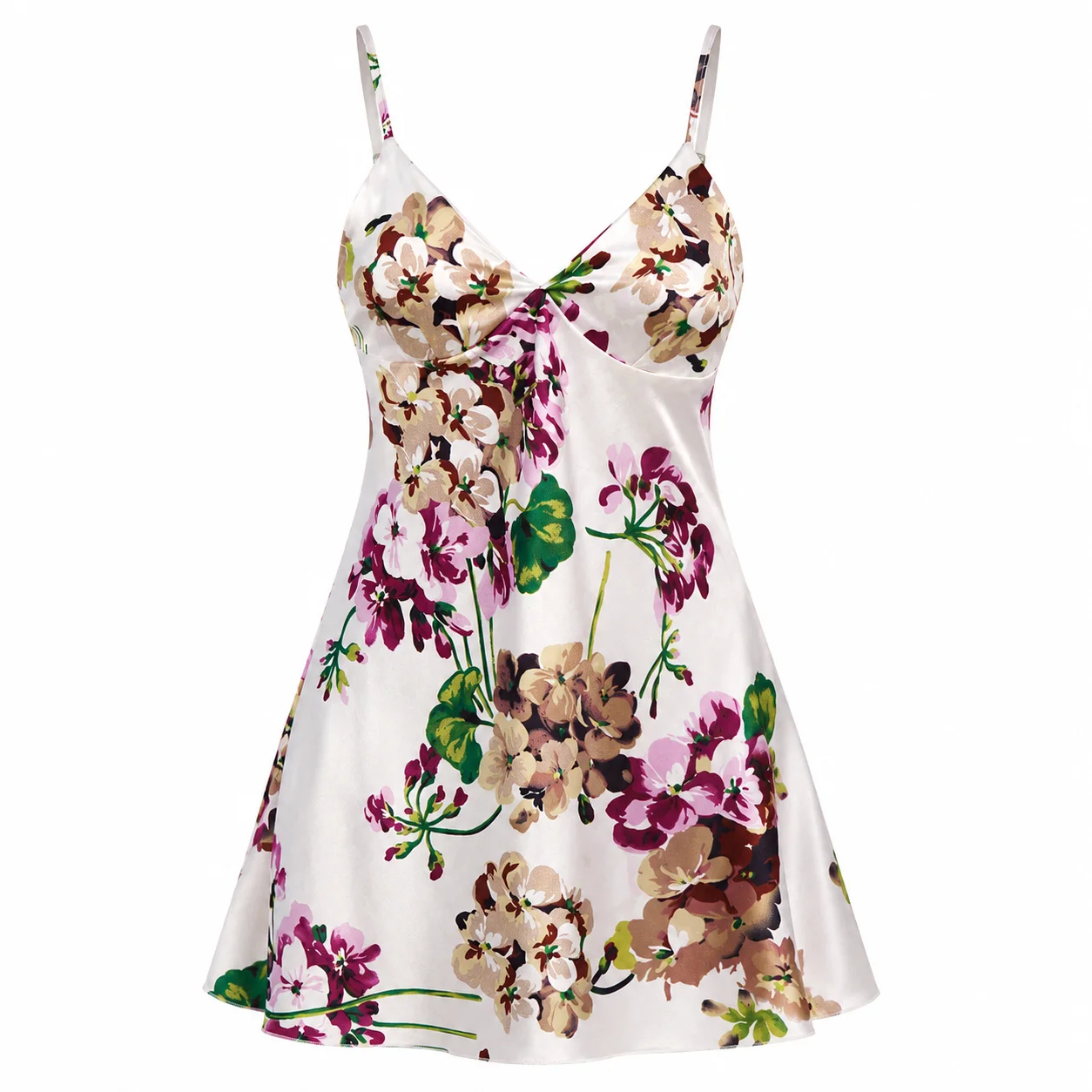 Floral Satin Slip Dress Multi Colour Spaghetti Strap Nightgown for Women Bridal Loungewear Romantic
Floral Satin Slip Dress Multi Colour Spaghetti Strap Nightgown for Women Bridal Loungewear Romantic