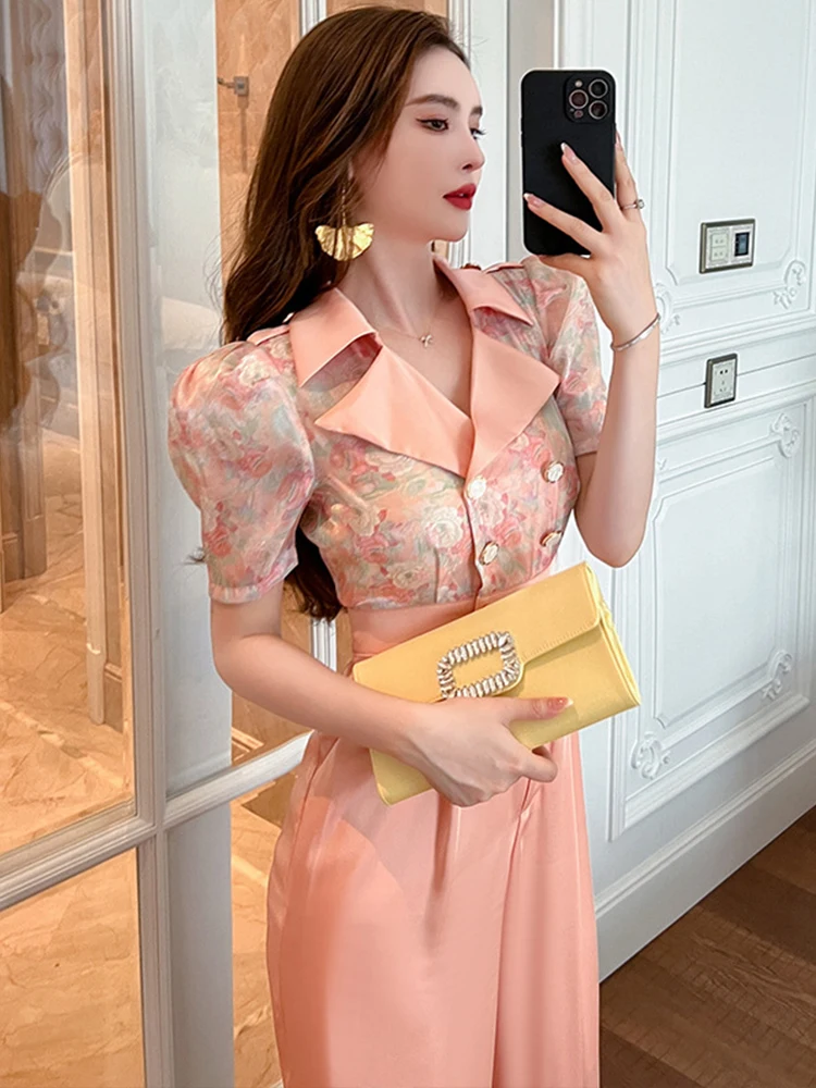 Elegant Celebrity Satin Fake 2 Piece Jumpsuits for Women Professional Double Breasted Long Pants Female Business Work Romper New
Elegant Celebrity Satin Fake 2 Piece Jumpsuits for Women Professional Double Breasted Long Pants Female Business Work Romper New