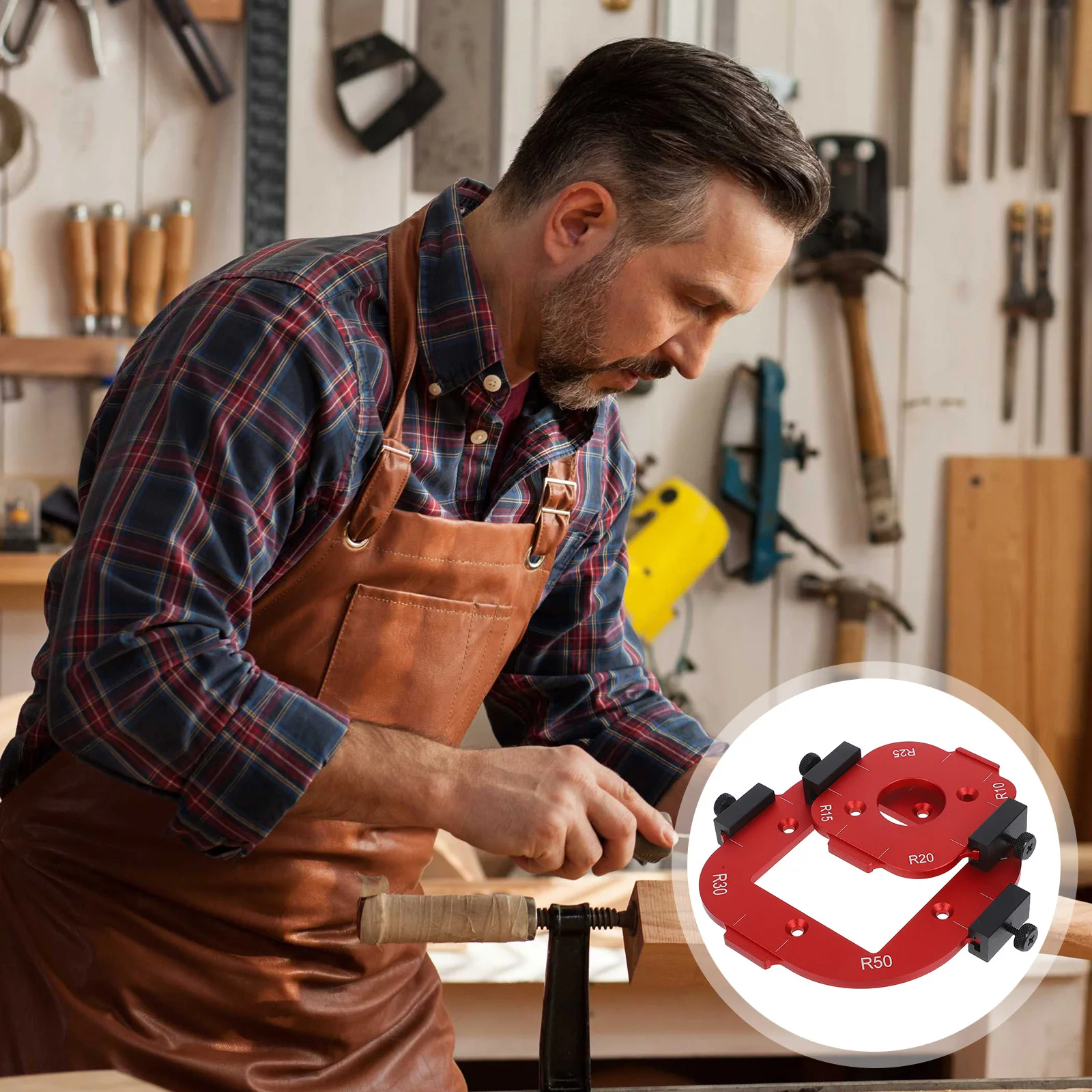 2pcs Woodworking Round Corner Template Set Router Jig For Smooth Burr-Free Edges Diy Carpentry Projects Red Metal Angle Tool
2pcs Woodworking Round Corner Template Set Router Jig For Smooth Burr-Free Edges Diy Carpentry Projects Red Metal Angle Tool