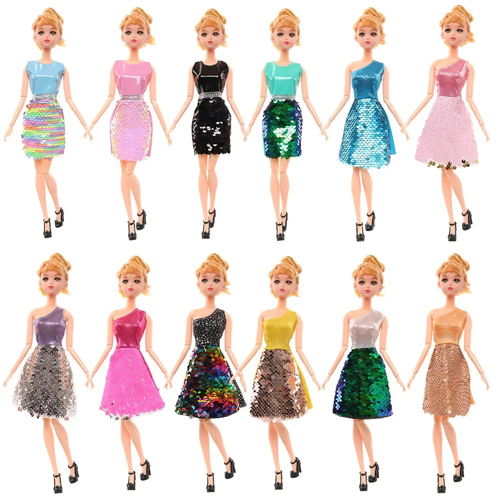 30cm Doll Clothes Fashion Sequin Dress Doll Replacement Clothing Doll Accessories Children and Girls Toy Gifts
30cm Doll Clothes Fashion Sequin Dress Doll Replacement Clothing Doll Accessories Children and Girls Toy Gifts
