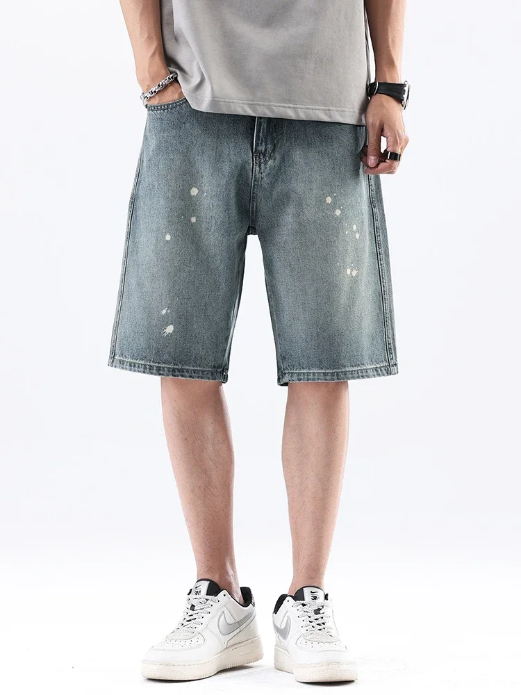 Pop Summer Thin Denim Shorts Men Straight Loose Casual Bermuda Vacation Jeans Vintage Fashion Male Baggy Short Pants
Pop Summer Thin Denim Shorts Men Straight Loose Casual Bermuda Vacation Jeans Vintage Fashion Male Baggy Short Pants