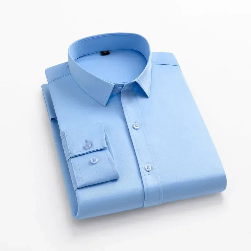 Man Non Ironing Long Sleeve Button Up Casual Officewear Shirt Plus Size 5xl 6xl Boys Summer Business Workwear Elastic Overshirt
Man Non Ironing Long Sleeve Button Up Casual Officewear Shirt Plus Size 5xl 6xl Boys Summer Business Workwear Elastic Overshirt