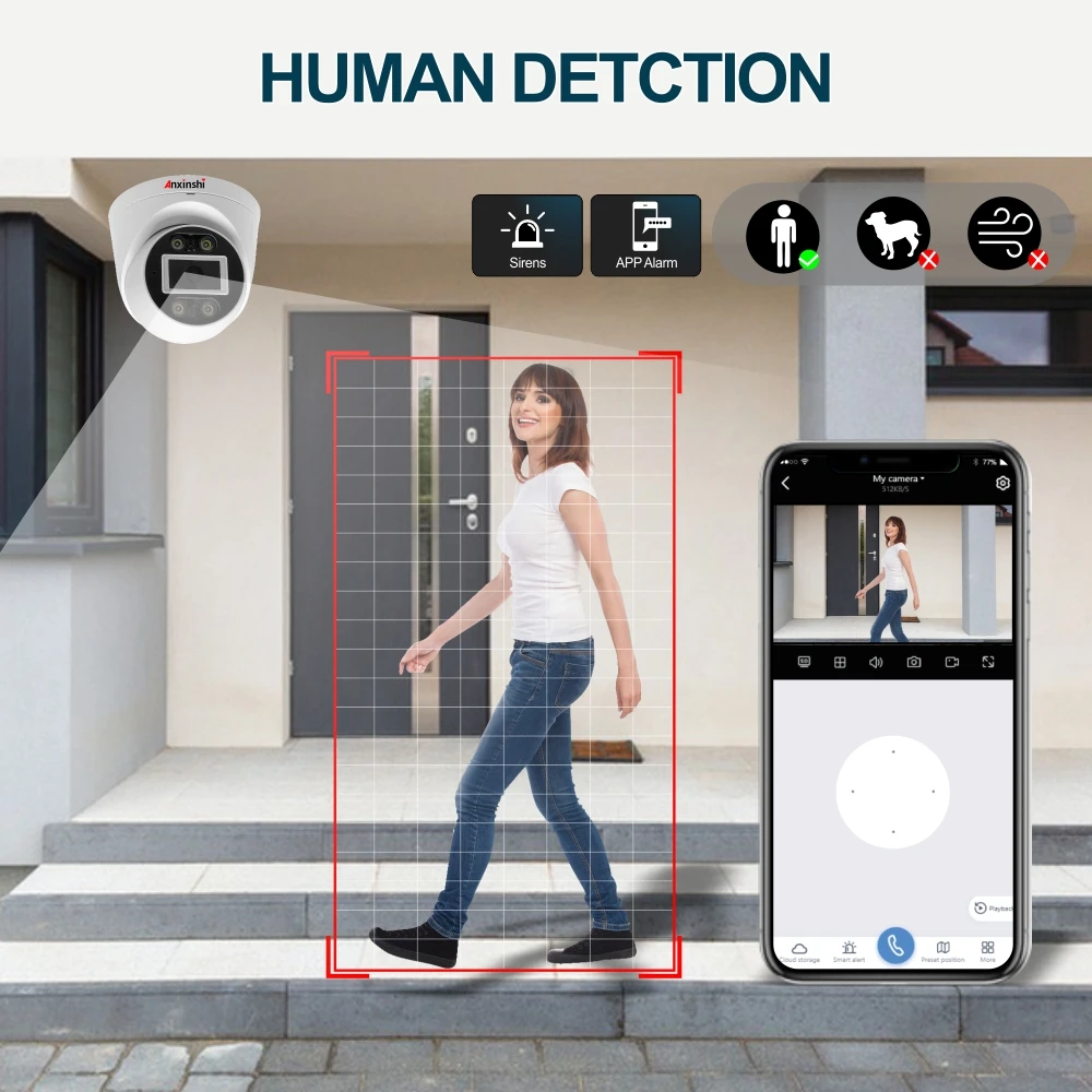 Anxinshi 4K 8CH IP POE Camera System With 16.5inch Large Screen Full Color Night Vision LCD POE Recorder Security Camera Kit
Anxinshi 4K 8CH IP POE Camera System With 16.5inch Large Screen Full Color Night Vision LCD POE Recorder Security Camera Kit