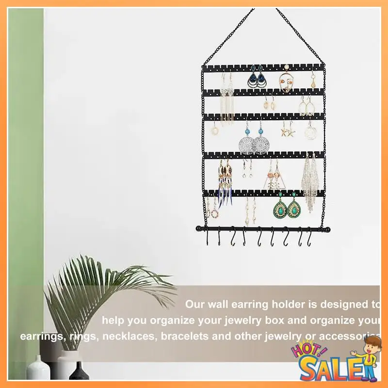 AB68 Wall Earring Organizer, Hanging Jewelry Organizer Earring Holder Stand For Hanging Earring, Necklace, Bracelet
AB68 Wall Earring Organizer, Hanging Jewelry Organizer Earring Holder Stand For Hanging Earring, Necklace, Bracelet