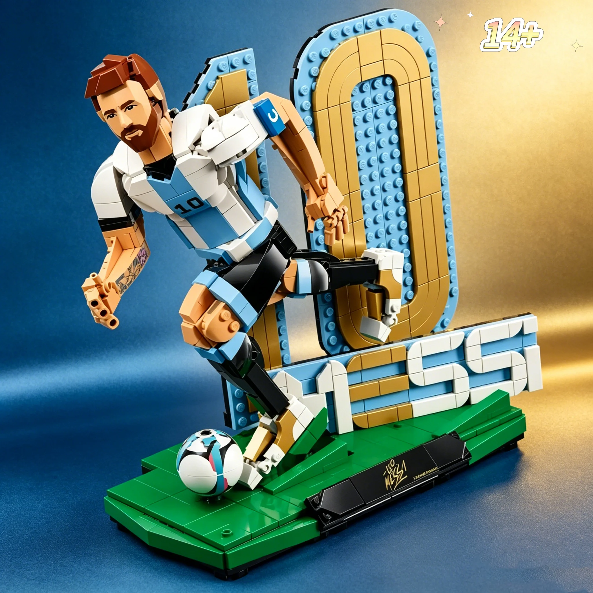 Football Superstar Running Posture Lionel Football Legend Building Block 958pcs Display Model for Birthday Graduation Gifts
Football Superstar Running Posture Lionel Football Legend Building Block 958pcs Display Model for Birthday Graduation Gifts