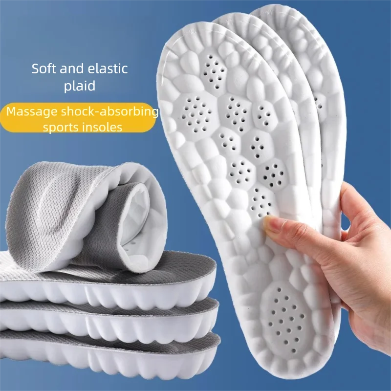 IFITNA 2 Pairs 4D Cloud Sport Insole Super Soft Memory Foam Orthotic Breathable Shock Absorption Cushion Insert Anti-Fatigue
IFITNA 2 Pairs 4D Cloud Sport Insole Super Soft Memory Foam Orthotic Breathable Shock Absorption Cushion Insert Anti-Fatigue