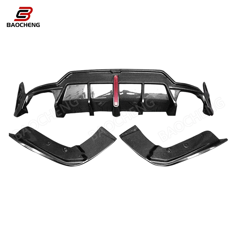 BC Style Carbon Fiber Rear Bumper Diffuser for BMW 3 Series G20 G28 LCI 2023+ High Quality Rear Lip With LED Light Body Kit
BC Style Carbon Fiber Rear Bumper Diffuser for BMW 3 Series G20 G28 LCI 2023+ High Quality Rear Lip With LED Light Body Kit