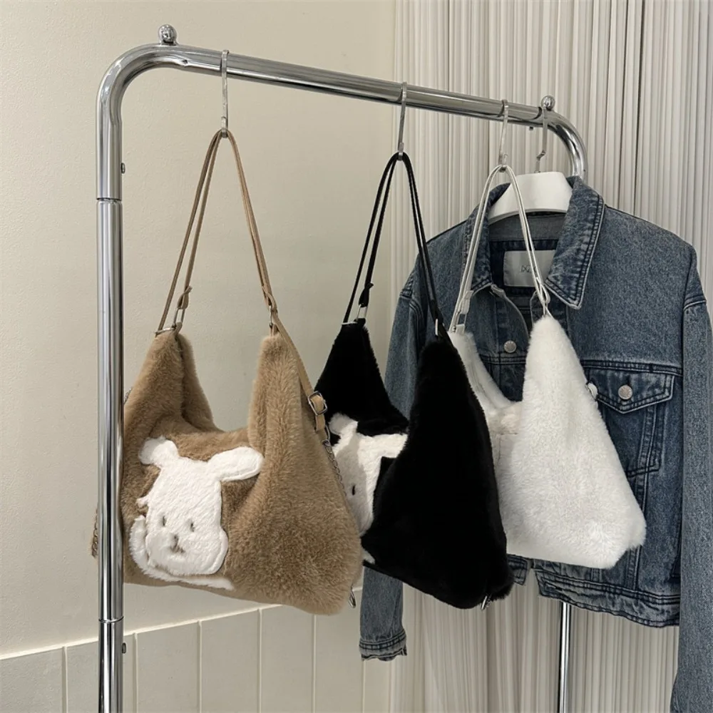 Handbag Plush Shoulder Bag Portable Plush Large Capacity Tote Package Bag Fluffy Cartoon Bear Tote Bag Girl Gift
Handbag Plush Shoulder Bag Portable Plush Large Capacity Tote Package Bag Fluffy Cartoon Bear Tote Bag Girl Gift