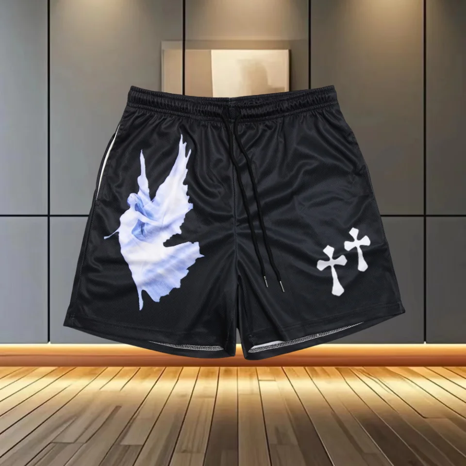 2025 New Hot Selling Y2K Christian Angel Cross Printed Men's Sports Shorts with Pockets for Training, Running, and Slow Running
2025 New Hot Selling Y2K Christian Angel Cross Printed Men's Sports Shorts with Pockets for Training, Running, and Slow Running
