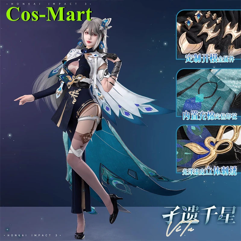 Cos-Mart Game Honkai Impact 3 Lone Planetfarer Cosplay Costume Dress Princess Women’s Wear Role Play Clothing Hallowmas 
Cos-Mart Game Honkai Impact 3 Lone Planetfarer Cosplay Costume Dress Princess Women’s Wear Role Play Clothing Hallowmas