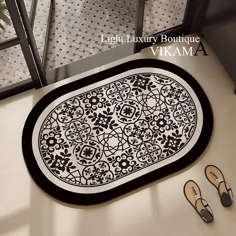 VIKAMA American Crystal Velvet Bathroom Absorbent Mat Bathroom Non-Slip Mat Quick Drying Dirty Resistant Easy Care Carpet
VIKAMA American Crystal Velvet Bathroom Absorbent Mat Bathroom Non-Slip Mat Quick Drying Dirty Resistant Easy Care Carpet