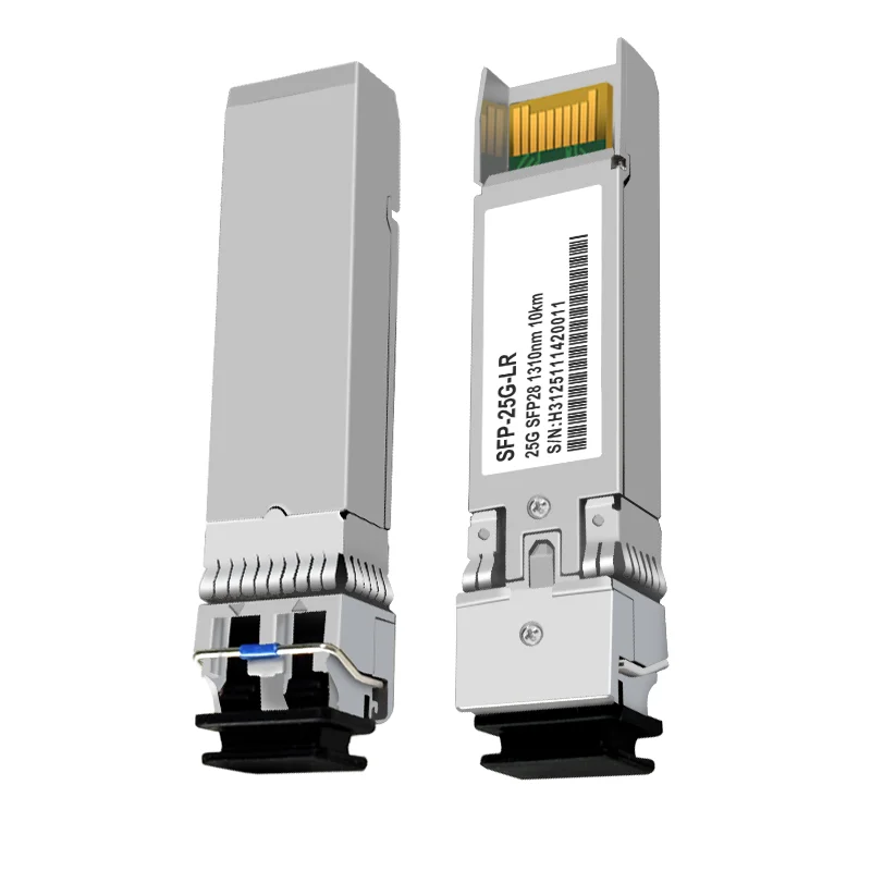SFP28 25G LR 1310nm 10KM Transceiver Fiber optic Module LC Connector for Nokia juniper Mellanox Mikrotik For Ethernet switch
SFP28 25G LR 1310nm 10KM Transceiver Fiber optic Module LC Connector for Nokia juniper Mellanox Mikrotik For Ethernet switch