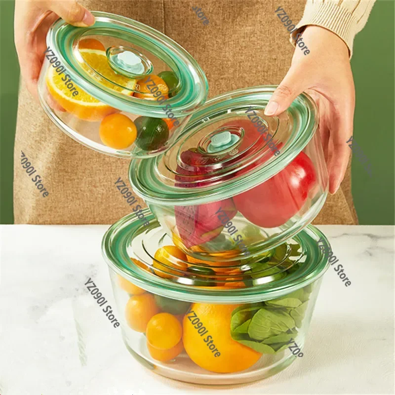 Leakproof Glass Bento Box, Round Portable Food Container Household Lunch Box for Daily Meal Prep
Leakproof Glass Bento Box, Round Portable Food Container Household Lunch Box for Daily Meal Prep