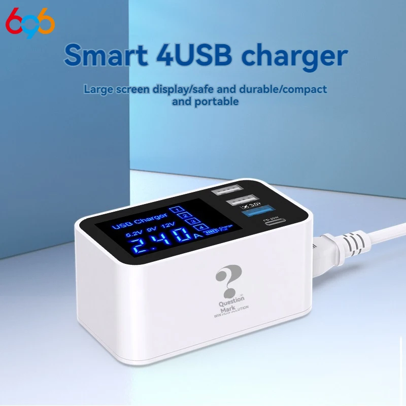 Зарядное устройство с несколькими USB-портами и ЖК-дисплеем для iPhone 8 plus 11 12 pro max Тип C 8 Порт QC 3,0 быстрая зарядная станция для Samsung Xiaomi
Зарядное устройство с несколькими USB-портами и ЖК-дисплеем для iPhone 8 plus 11 12 pro max Тип C 8 Порт QC 3,0 быстрая зарядная станция для Samsung Xiaomi