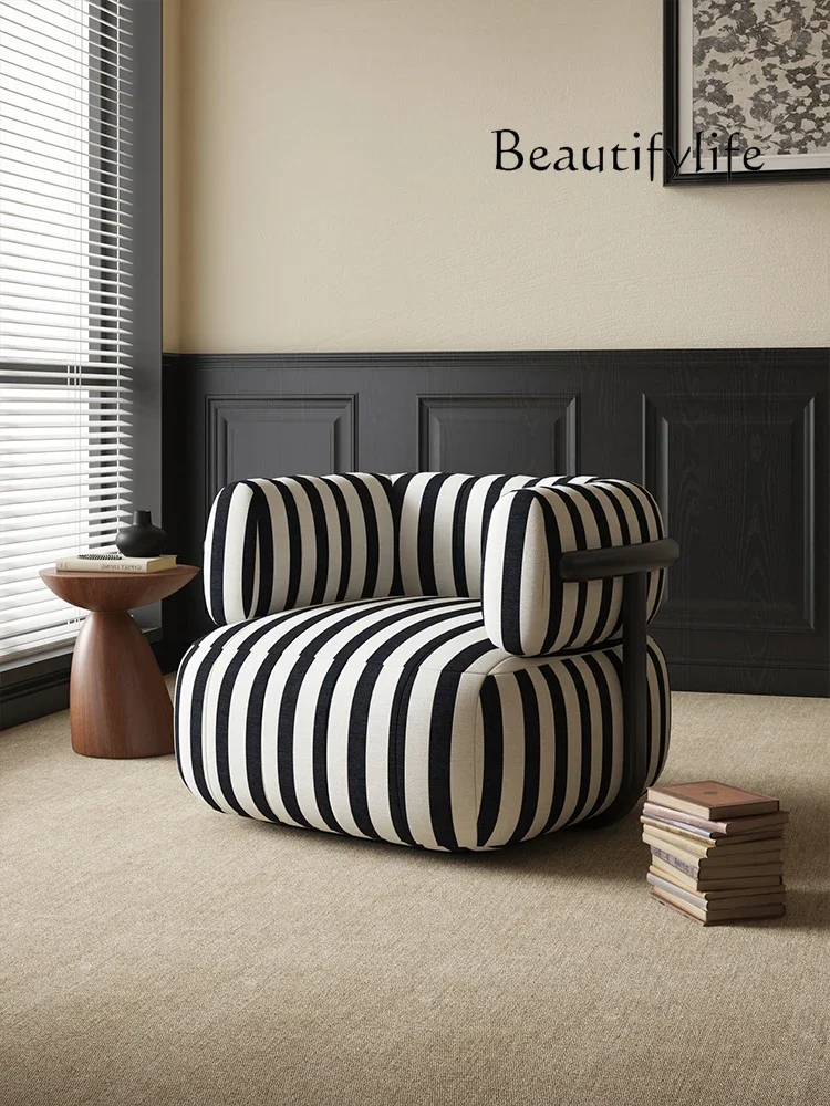 X40 Medieval Style Designer Small Apartment Striped Premium Balcony Single Sofa Living Room Leisure Creative B & B Retro
X40 Medieval Style Designer Small Apartment Striped Premium Balcony Single Sofa Living Room Leisure Creative B & B Retro