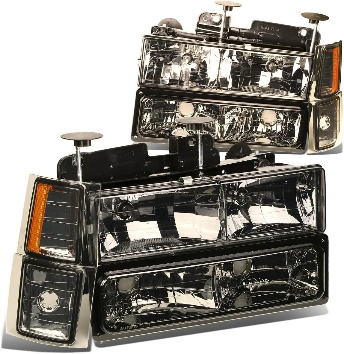 Фары в сборе, совместимые с Chevy C10 Silverado Tahoe Suburban C/K 1500 2500 3500 Blazer 1994-1998 годов, галогенные фары
Фары в сборе, совместимые с Chevy C10 Silverado Tahoe Suburban C/K 1500 2500 3500 Blazer 1994-1998 годов, галогенные фары