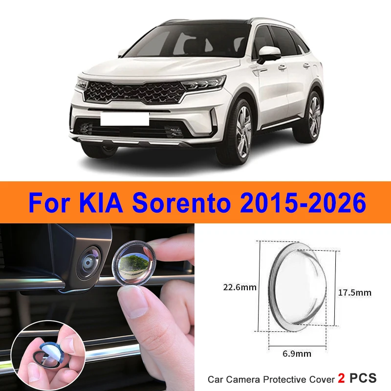 360 Reverse Image Car Camera Cover Anti-Scratch PC Lens Protector Stickers For KIA Sorento 2015-2026 2Pcs
360 Reverse Image Car Camera Cover Anti-Scratch PC Lens Protector Stickers For KIA Sorento 2015-2026 2Pcs