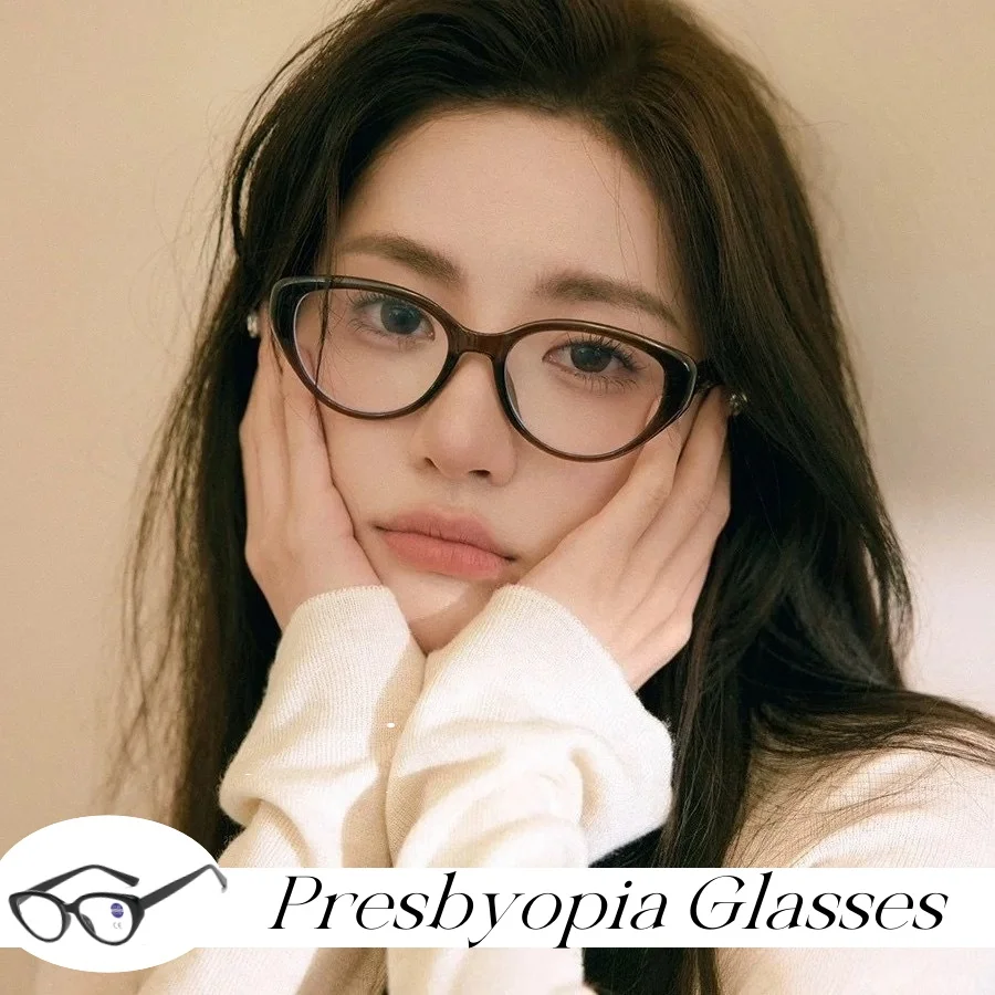 European and American Fashion Anti Blue Light Reading Glasses New Ultra Light Cat Eye Frame High-definition Presbyopia Glasses
European and American Fashion Anti Blue Light Reading Glasses New Ultra Light Cat Eye Frame High-definition Presbyopia Glasses