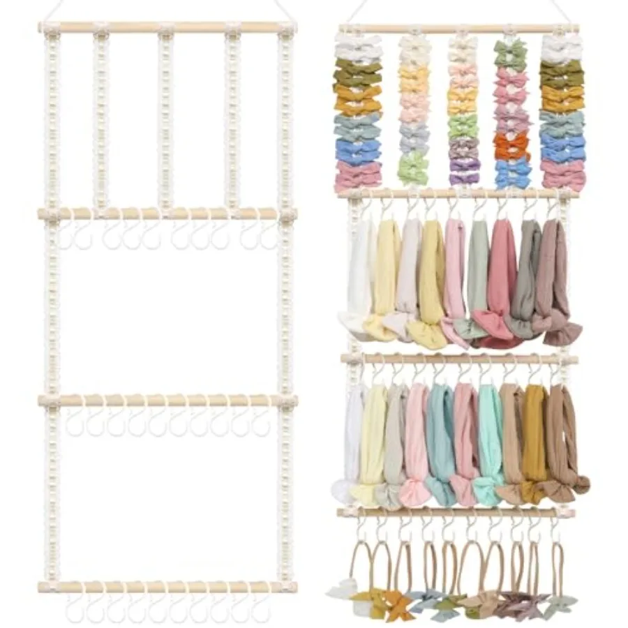 Headband Holder Hair Bows Organizer for Girls, Baby Headbands Hair Accessories Organizer Storage Wall Hanging Decor for Toddler
Headband Holder Hair Bows Organizer for Girls, Baby Headbands Hair Accessories Organizer Storage Wall Hanging Decor for Toddler