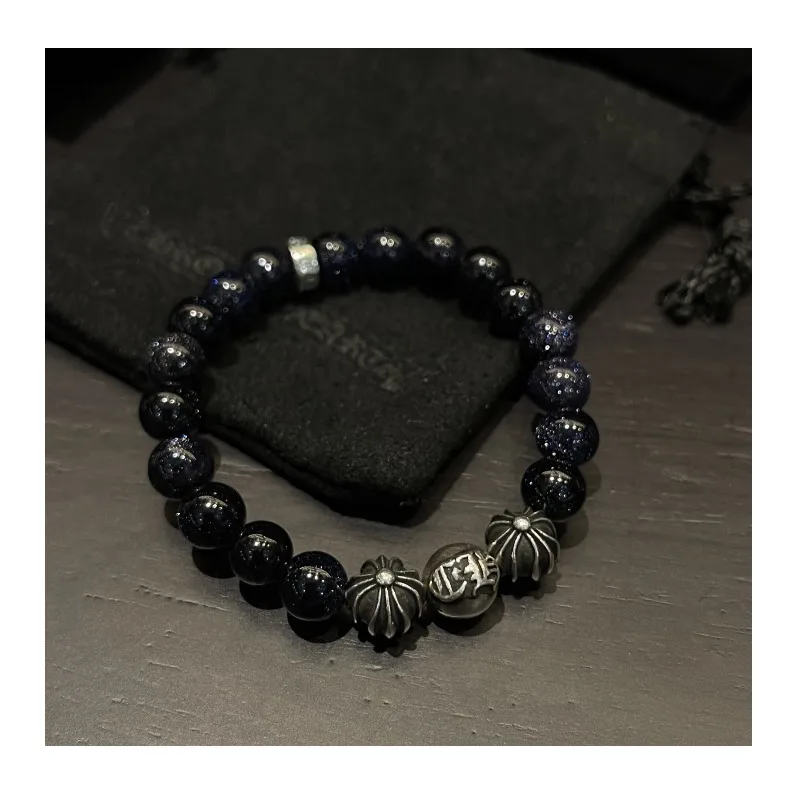 Fashion Trend Light Luxury High Value Purple Sand Stone Four Silver Beads Couple Style Versatile Men's and Women's Bracelets
Fashion Trend Light Luxury High Value Purple Sand Stone Four Silver Beads Couple Style Versatile Men's and Women's Bracelets