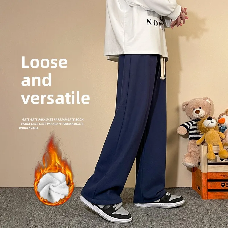 Retro American Fce Lined Sport Pants Men's Autumn Winter Thi Warm Casual Long Trousers Youth Faion Brand Straight Leg
Retro American Fce Lined Sport Pants Men's Autumn Winter Thi Warm Casual Long Trousers Youth Faion Brand Straight Leg