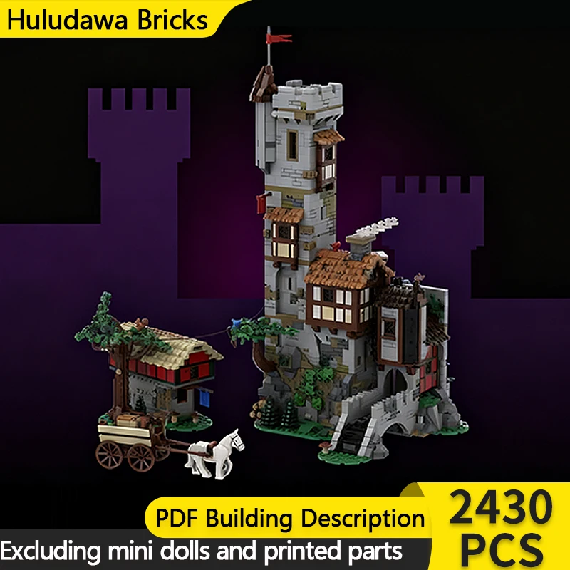 Средневековый замок, модель MOC, строительные кирпичи, старая крепость, башня, модульная технология, детские праздничные подарки, сборка игрушек, костюм
Средневековый замок, модель MOC, строительные кирпичи, старая крепость, башня, модульная технология, детские праздничные подарки, сборка игрушек, костюм