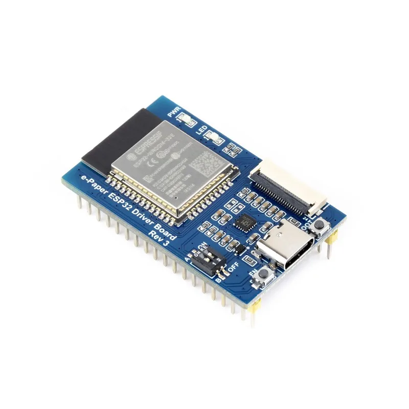 WaveshareUniversal e-Paper Raw Panel Driver Board, ESP32 WiFi / Bluetooth Wireless
WaveshareUniversal e-Paper Raw Panel Driver Board, ESP32 WiFi / Bluetooth Wireless