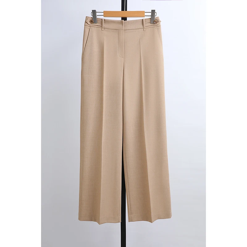 Awei Spring New Sle Long Straight Leg Suit Pants Commute mid Waist Women's Faionable Casual Trousers
Awei Spring New Sle Long Straight Leg Suit Pants Commute mid Waist Women's Faionable Casual Trousers