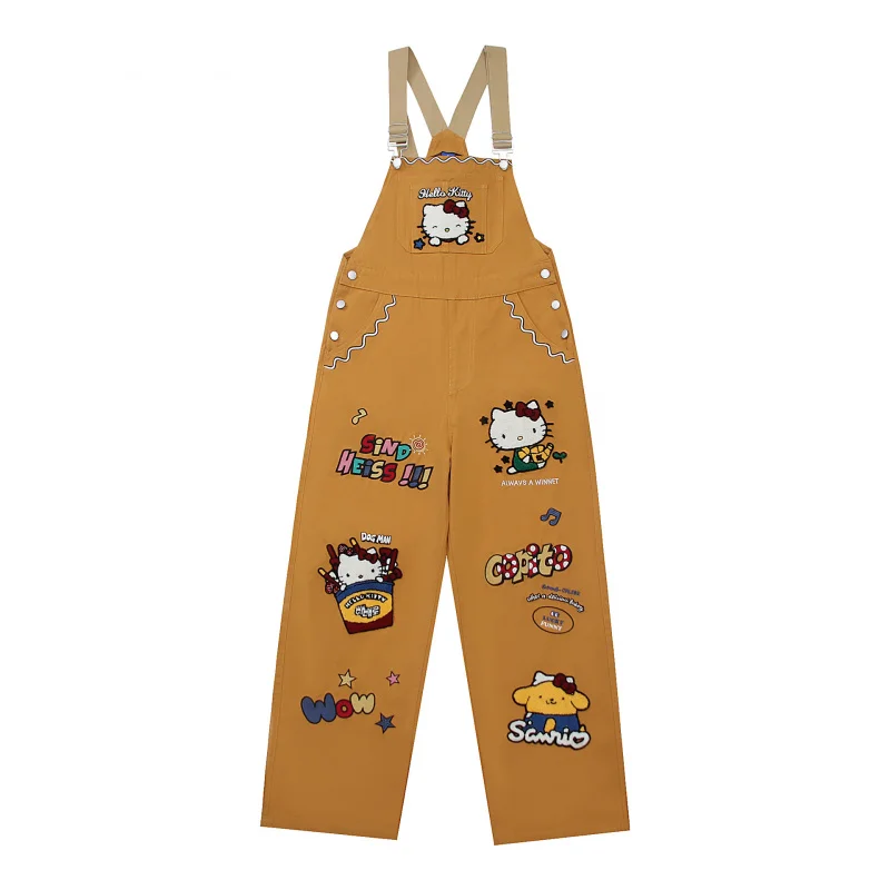 MAQVOB Top Quality EU US Size Fun Cat Embroidery Women Jumpsuit Pants Female College Style Loose Wide Leg Overall
MAQVOB Top Quality EU US Size Fun Cat Embroidery Women Jumpsuit Pants Female College Style Loose Wide Leg Overall