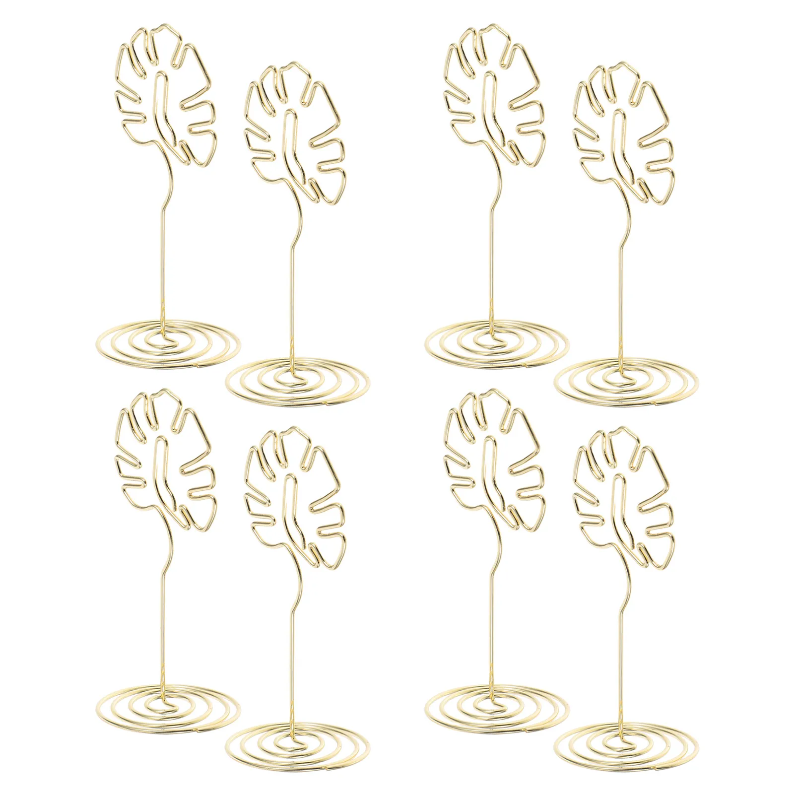 8pcs Holder Metal Monstera Shape Table Number Memo Wedding Supplies Party Decorations Paper Clips Desk Accessories
8pcs Holder Metal Monstera Shape Table Number Memo Wedding Supplies Party Decorations Paper Clips Desk Accessories