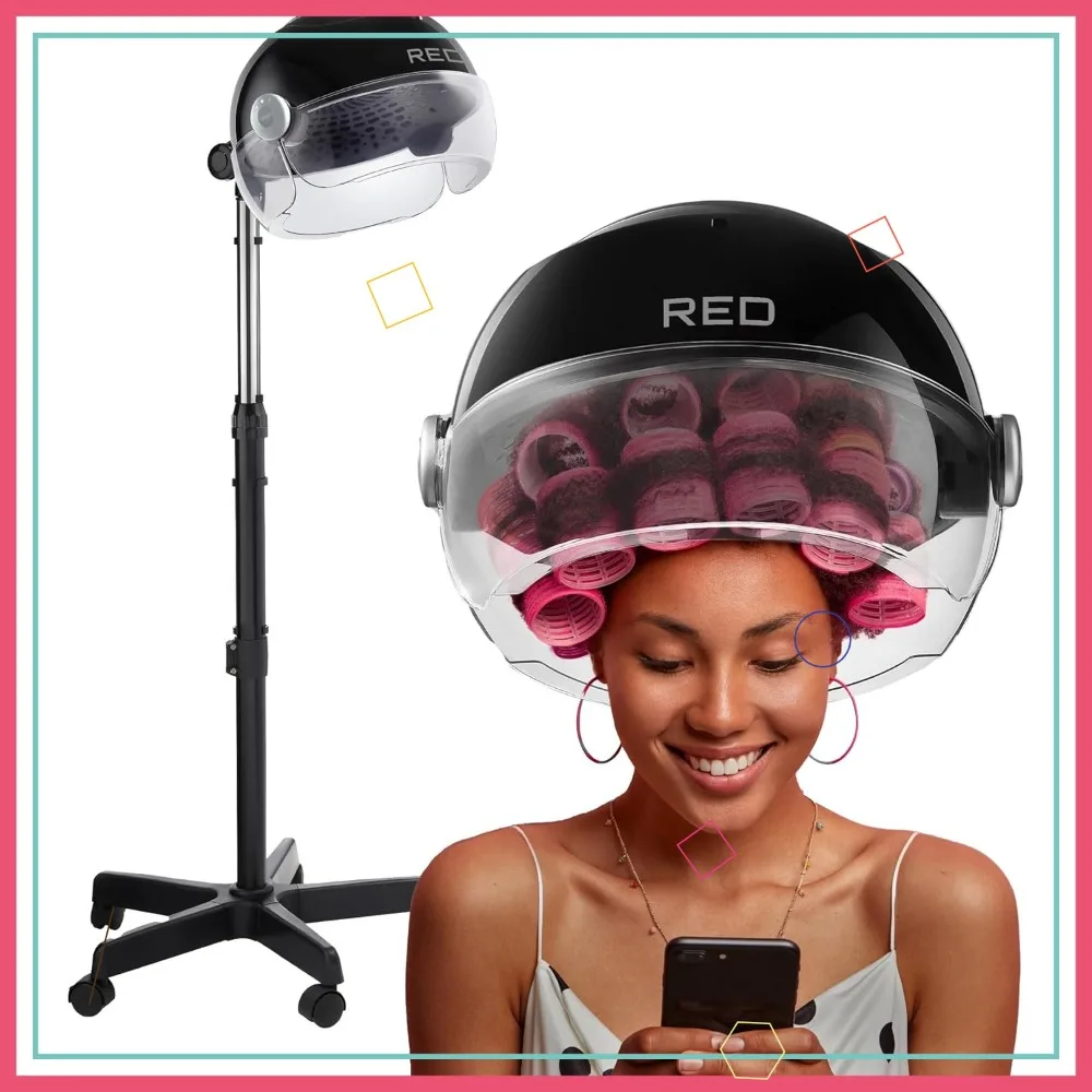 Ceramic Stand Hood Dryer with Digital Timer, Adjustable Height, 360° Wheels, 3 Temp Settings for Home & Salon
Ceramic Stand Hood Dryer with Digital Timer, Adjustable Height, 360° Wheels, 3 Temp Settings for Home & Salon